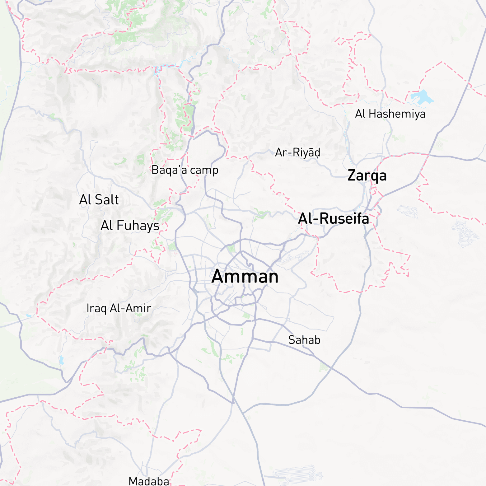 Location in Amman, Jordan